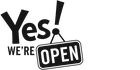 Yes! We’re Open