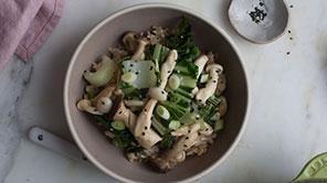 Miso Mushroom Stir-Fry