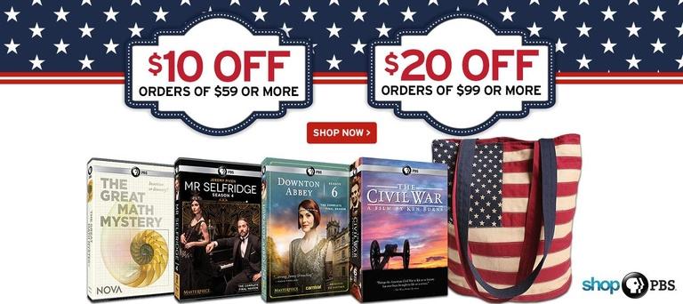 Shop PBS: Memorial Day Savings!