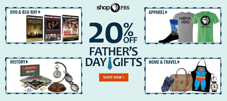 Shop PBS: 20% Off Great Gifts