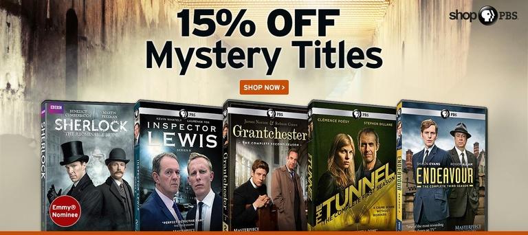 Shop PBS: 15% Off Mysteries