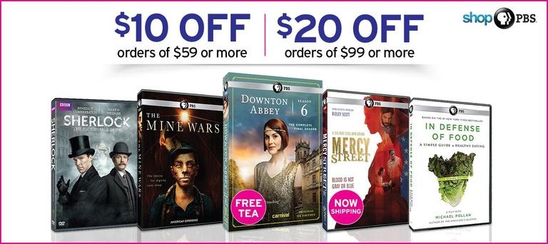 Save $20 off at shopPBS.org.