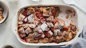 Enjoy an Instant Breakfast with Strawberry Bread Pudding
