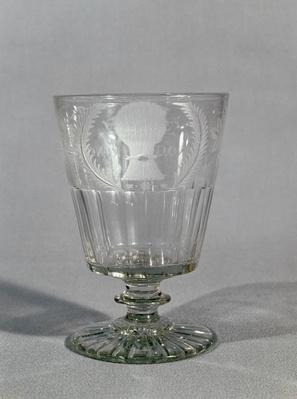 Wheel-engraved goblet, c.1800-25