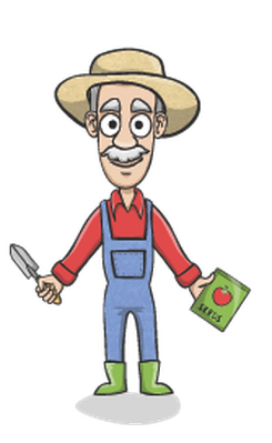 Happy Gardener Charactor Set 