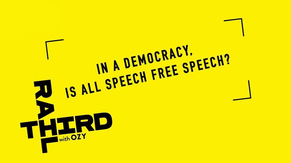We Asked, You Answered: Is All Speech Free Speech? image