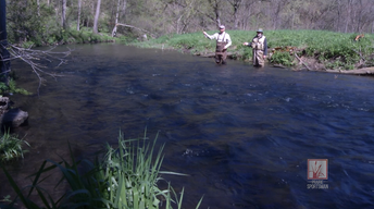 Fly fishing at Whitewater State Park