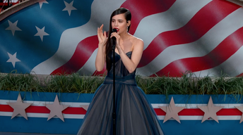 S2017: Sofia Carson Performs the National Anthem