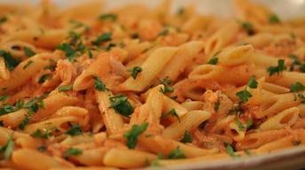 Pasta with a Rose Crab Sauce (Penne al Polpo di Granchio)
