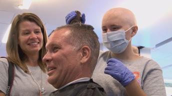 OC Firefighters Shave Their Heads for CHOC image