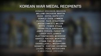 South Dakota Honor Roll - Korean Ambassador's Peace Medal