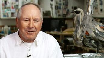 Sculptor Richard Feese
