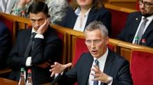 Video thumbnail: PBS NewsHour News Wrap: NATO chief demands Russian troops leave Ukraine