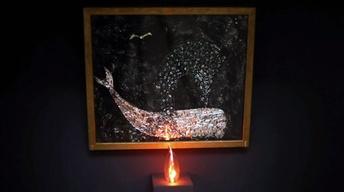 109: Tinsel Painting