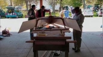 Boat Building; Just Rye Harbor; North Country Glass image