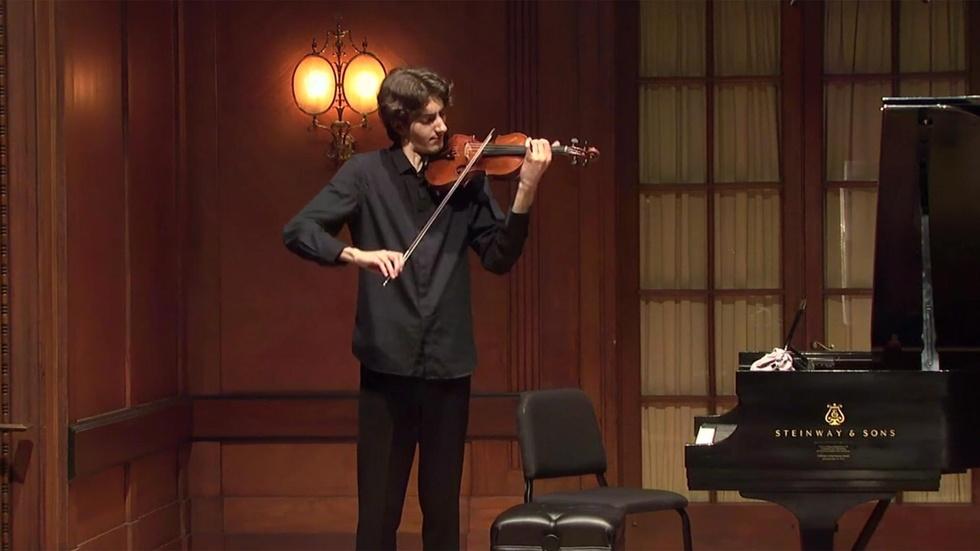 Violinist Stephen Waarts Graduation Recital image