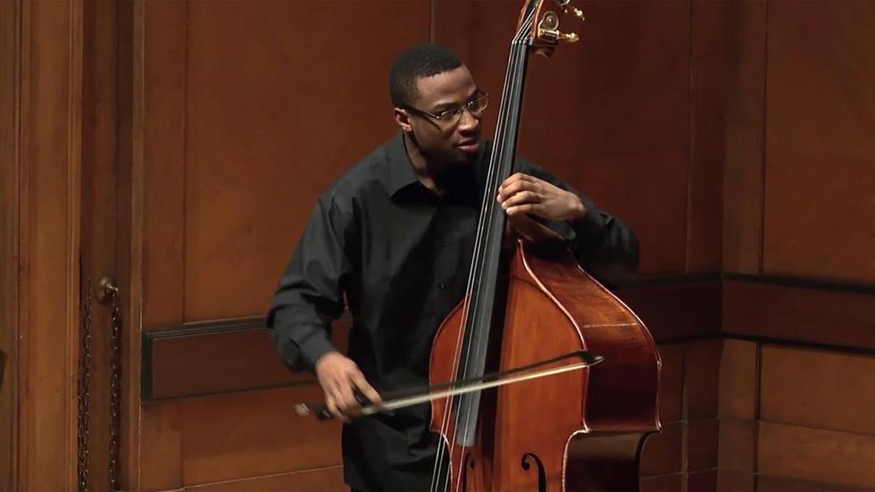 Double Bassist and Composer Xavier Foley Graduation Recital image