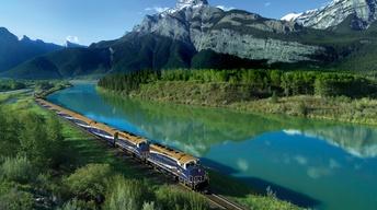 The Canadian Rockies by Rail Trailer