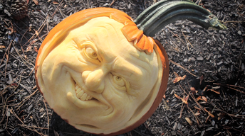 Deane Arnold Puts Jack-o'-Lanterns to Shame