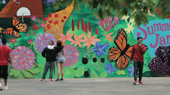 The Fantastic Food Garden Mural