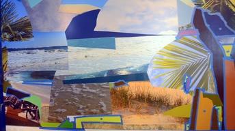 Mickalene Thomas faux real at the Norton Museum of Art
