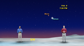 "Venus Misses Mars By That Much" Feb 6-12th 1 Min
