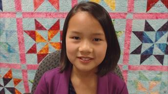 Nancy's Corner-Maria Judy, 10 year old Award Winning Quilter image