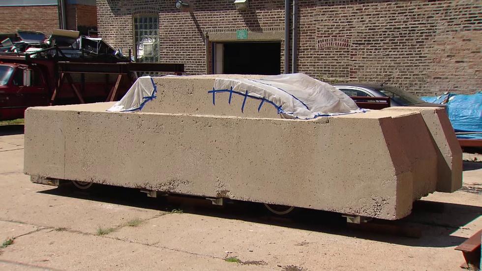 Vintage Sculpture ‘Concrete Traffic’ Goes for a Joyride image