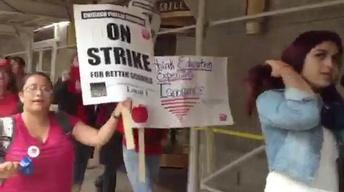 September 13, 2012 - Web Extra: Teachers Marching image