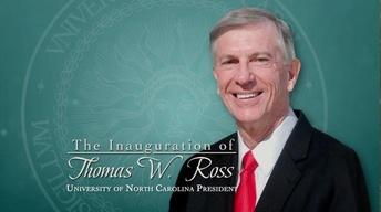 Inauguration of UNC President Ross