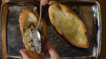 Manchego Mushroom Toast- Michy's Munchies
