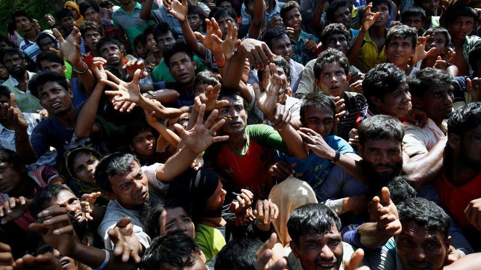 More than 400,000 Rohingya have fled to Bangladesh image