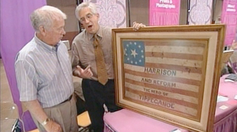 S21 Ep22: Appraisal: 1840 Harrison Campaign Flag
