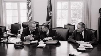 Candidate Johnson Versus President Johnson on Vietnam image