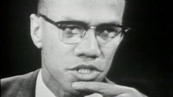 Malcolm X on "The Negro and the American Promise" image