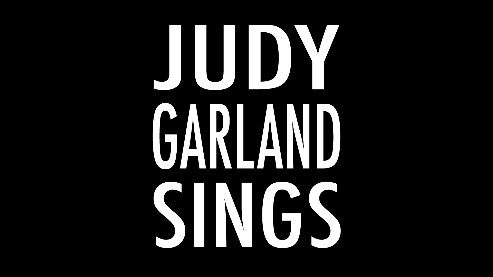 Judy Garland Sings