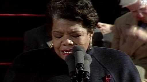 Dr. Angelou's inauguration poem for President Bill Clinton Dr. Angelou's inauguration poem for President Bill Clinton