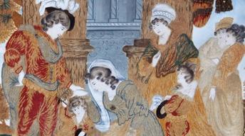 S15 Ep14: Appraisal: 1811 American Silk-on-Silk Embroidery