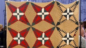 Appraisal: Slave Quilt, ca. 1830 image