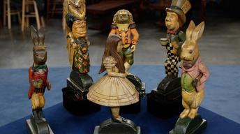 Appraisal: "Alice in Wonderland" Doorstops image