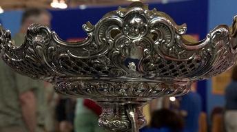 Appraisal: Eugen Marcus Silver Centerpiece, ca. 1900 image