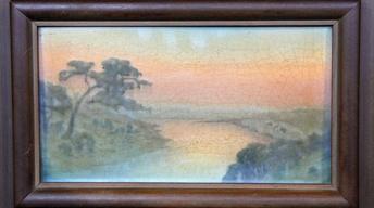 S16 Ep18: Appraisal: 1916 Rookwood Scenic Vellum Plaque