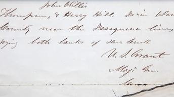 Appraisal: 1863 Ulysses S. Grant Letter image