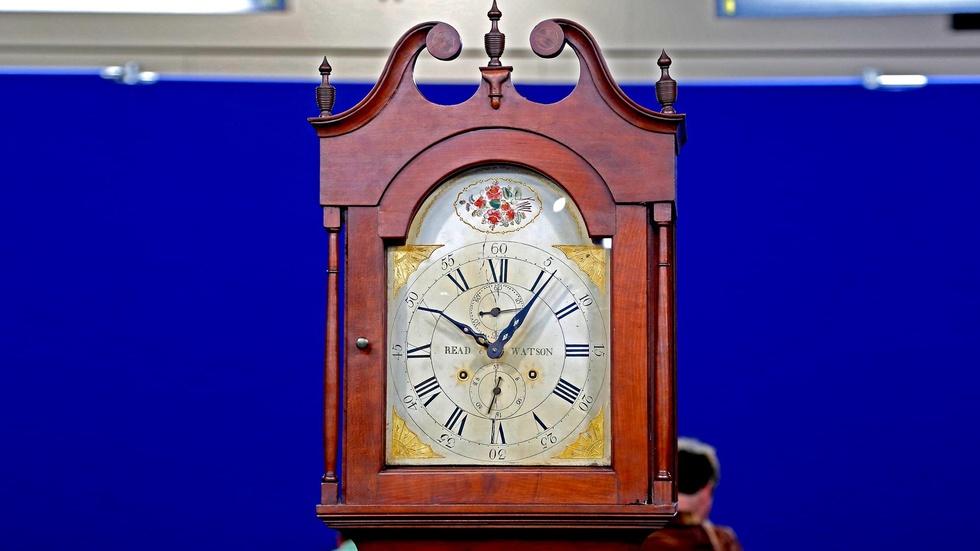 S18 Ep24: Appraisal: Read & Watson Tall Clock, ca. 1815 image