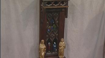 S19 Ep25: a Limoges enamel and wood plaque