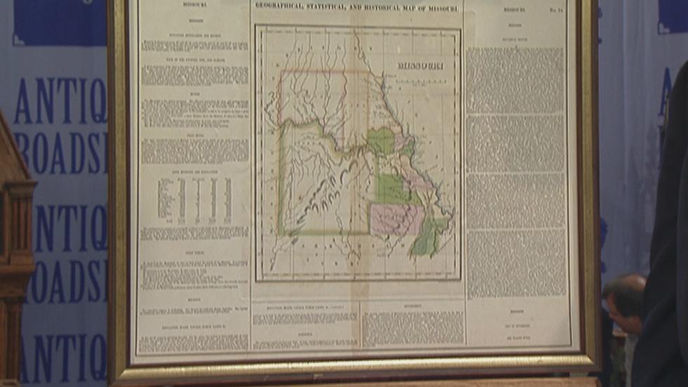 S19 Ep25: Appraisal: 1822 Carey & Lea Missouri Map image
