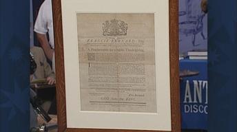 S19 Ep26: Appraisal: 1763 Thanksgiving Broadside