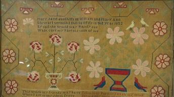 S20 Ep14: Appraisal: 1852 Pennsylvania Needlework Sampler