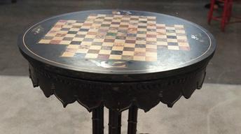 S20 Ep22: Appraisal: 1845 Gothic Revival Games Table