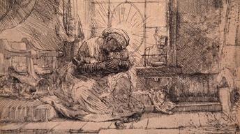 S20 Ep22: Appraisal: 1654 First State Rembrandt Etching